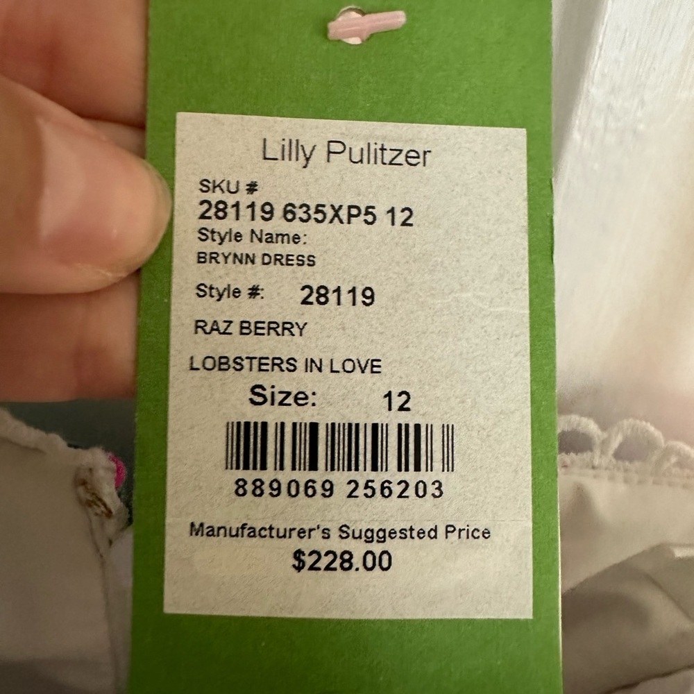 Lilly Pulitzer Pink and Blue Mini Dress - Picture 6 of 9